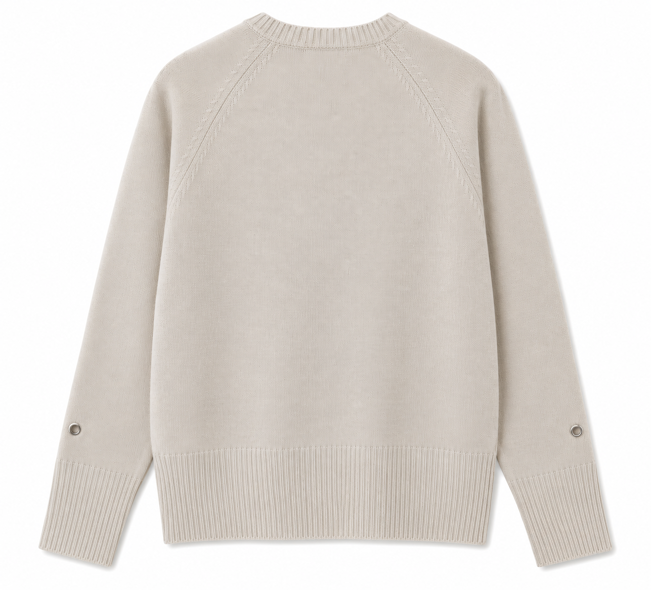 beżowy sweter z metalowymi oczkami(1) beżowy sweter z metalowymi oczkami(1)