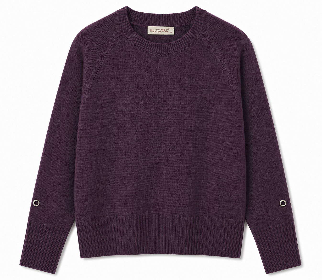 fioletowy sweter bluoltre z nitami fioletowy sweter bluoltre z nitami